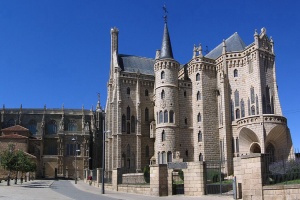 Bisschoppelijk paleis ontworpen door Gaudi